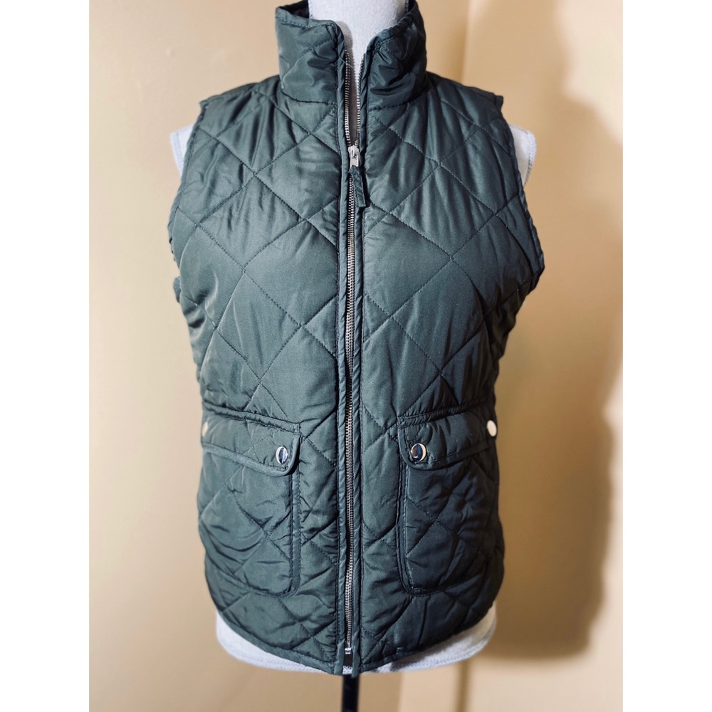 Thread & Supply Olive Green Quilted Best Small